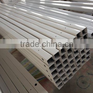 Electrostatic spray steel pipe for garden fence