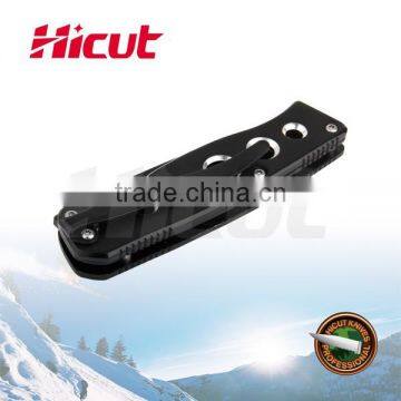 Black Coating Blade Liner Lock Folding Knife, Camping Knife With Clip photo-2