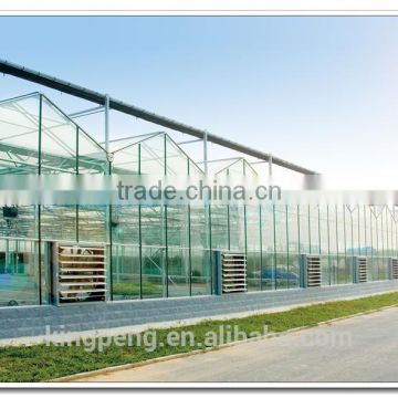 professional float/tempered agricultural galss greenhouse (ISO9001:2000)