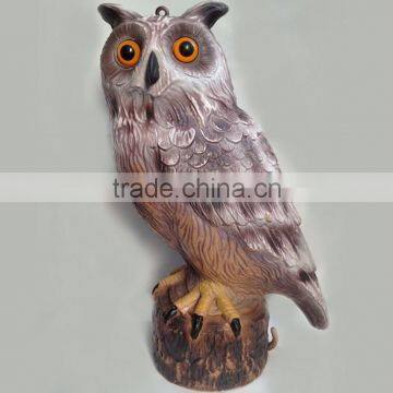 Customized blow molding plastic owl Simulation of the owl Garden furnishing articles