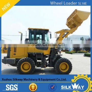 China most popular brand 1.8t bucket capacity wheel loader SL18E with predominant quality