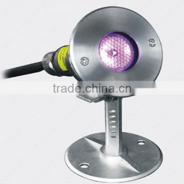 VLT stainless steel RGB pool lamp 3w 3in1 spot led mini light underwater supplier in China