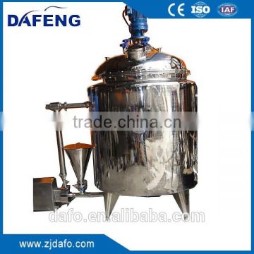 double jacketed mixing tank liquid chemical mixers