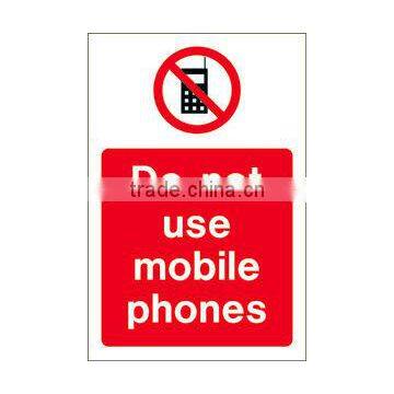 Do not use mobile phones vinyle sticker