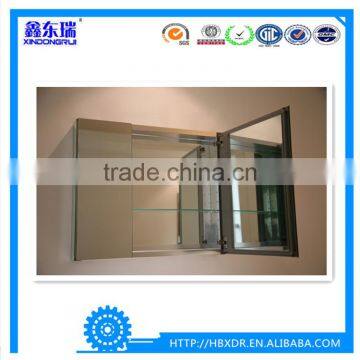 China aluminum factory high quality aluminum extrusion profile for double openable mirror aluminum frame
