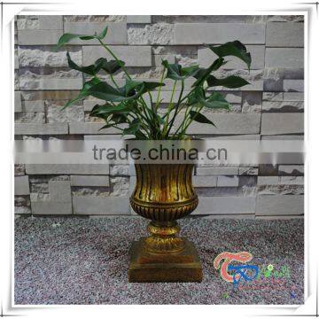 Black Grave Decoration Western Style Funeral Pot Flower Vase photo-3