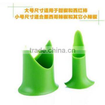 CY168 Pepper Tomato Coring Tools / Vegetable Core Remover / Kitchen Pepper Corer photo-4