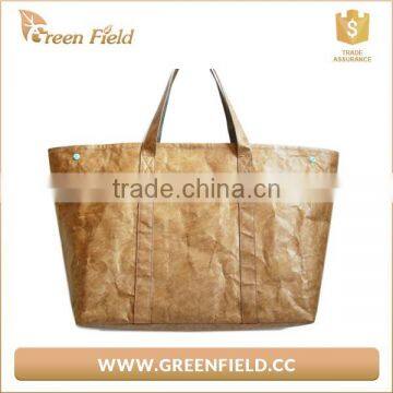 hot sale brown color tyvek handbag custom size handbags