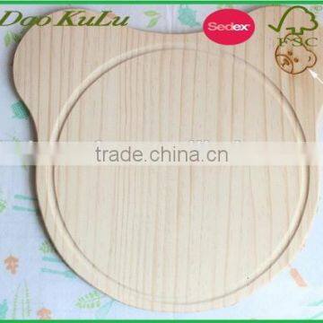 bear shape wooden food and bread chopping block for sale