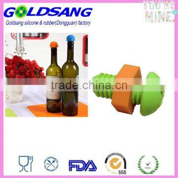 Red Black Green Showbird Silicone Bird Wine Saver Bottle Stoppers photo-6