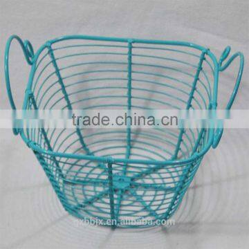 Metal Wire Pet Egg Basket With Handles photo-4