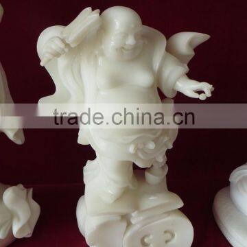 Hand Carved Home Decoration Small Marble Stone Buddha Statue photo-4