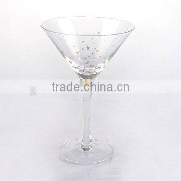 High Quality Wine Glass Set With Star Decal photo-5