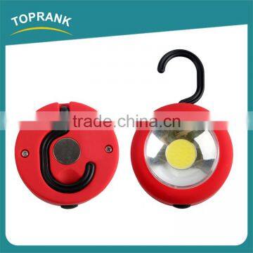 Hot sale portable magnetic work lights round hanging work light with hook