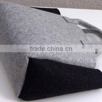 Wholesale Cheaper OEM Acceptable Eco Handmade Non Woven Handbags Felt Tote Bags for Shopping China Suppliers photo-3