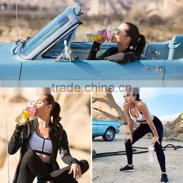 New Design Tritan Water Bottle Plastic Milk Shake Bottle Shaker photo-6