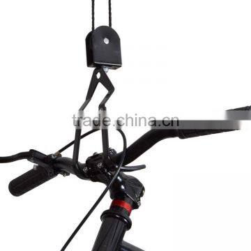 Bicycle Lift Bike Ceiling Mount Pulley Hoist Rack Garage Storage Hooks Hanger A1417 photo-4