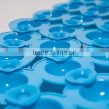 Non Toxic Leaf Texture Funny Tub Pvc Kids Plastic Bath Mats photo-5