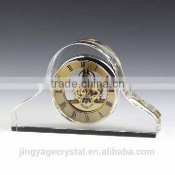 hot sell crystal desk clock decor business gift