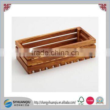 Natural Wood Box Fruit Crate Wooden vegetable crates CN