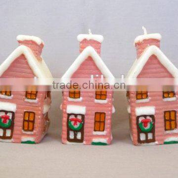 Christmasville Christmas Village Pink Shop Candles photo-2