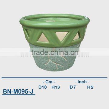 Vietnamese Ceramic Sandblasting Mini Flower Pot BN-M095 photo-6
