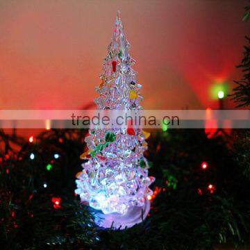 Craft Plastic Acrylic New Popular Christmas Tree Led Lighting Decoration photo-3