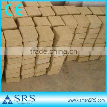 Machine cut yellow sandstone pavers