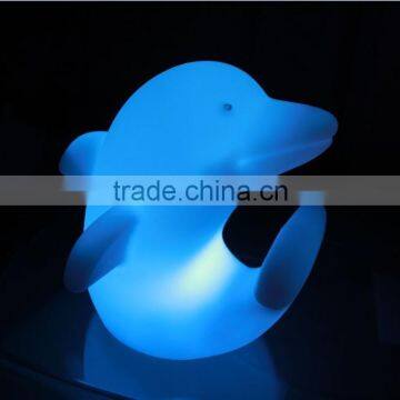 Floating color full rechargeable led dolphin for children