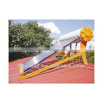 Three element coating tube non-press solar water heater