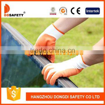 DDSAFETY 13 Gauge Color Nylon Liner Glove With Latex Coated