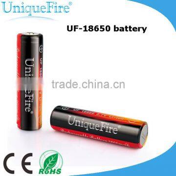 UniqueFire 3.7V Actual capacity 2200mAh 18650 rechargeable battery