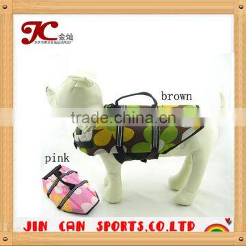 hot sell custom neoprene automatic dog life jacket