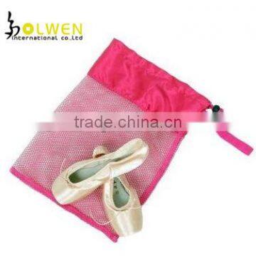 Drawstring Mesh Dance Shoe Bag