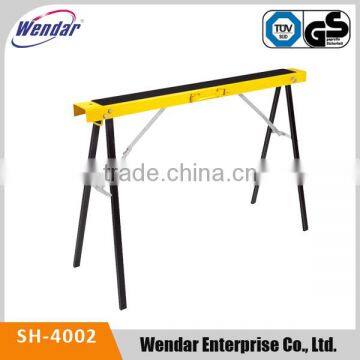 Foldable Saw Horse set 2pcs,Adjustable Folding metal smart holder sawhorse, heavy duty trestle