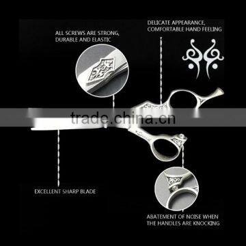 QJ-HS145 Hair Dressing Scissors Without Hook Professional Barber Scissors photo-3