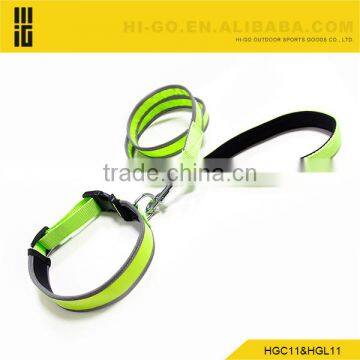 2014 new promotional products novelty items fluorescence reflective dog collar and leash