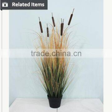 China Artificial Onion Grass Real Looking Autumn Grass Artificial Potted Plants for Decoration photo-6