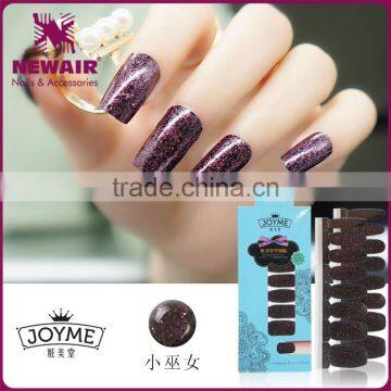 New Air Promotional Cheap Glitter Nail Art Polish Sticker