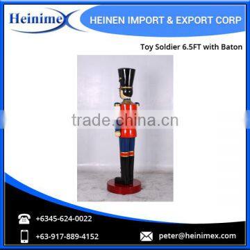 Toy Soldier 6.5ft With Baton - Traditional Christmas Decoration photo-6