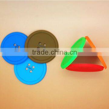 Cheap Customied Logo Silicone Rubber Drink Coasters, Recycled Rubber Coasters photo-4