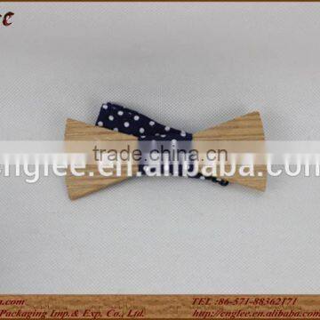 Dot style wooden kid bow tie christmas gift