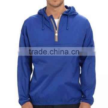 New fashion half zip men's nylon jacket wholesale