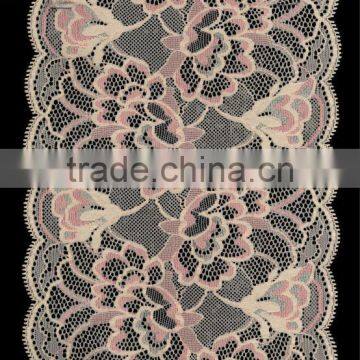 colored nylon spandex rayon colored silk lace for dress and bedspreads
