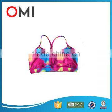 Sublimation Custom Yoga Ladies Sports Bra