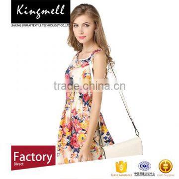 Hot Sale Fancy Digital Print Floral Chiffon Dress photo-2