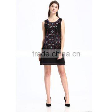 Domin Fashion Guangzhou Factory Sleeveless Beading and Sequin Woman Dress photo-3