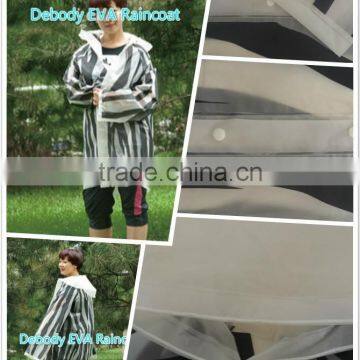 Unisex Outdoor Waterproof Plastic Raincoat With Logo photo-2