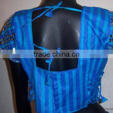 BLUE CHANIA Lehenga Choli BLOUSE DUPATTA photo-2