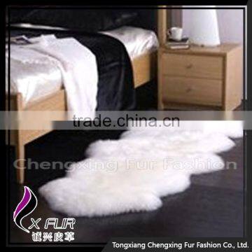 CX-D-112 Luxury Hand Made Genuine Sheep Fur Shaggy Carpet photo-6